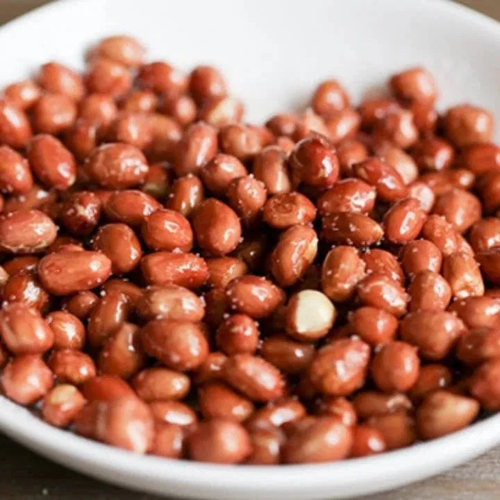 Local Badam Hate Bhaja Lal Badam (Salted Badam) – Good Food Bar
