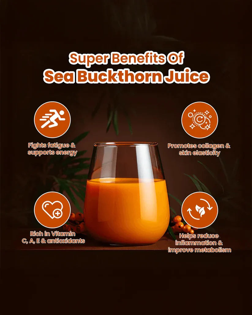 Sea Buckthorn Juice / Leh Berry / Chharma / Amesh (Hippophae Rhamnoides)